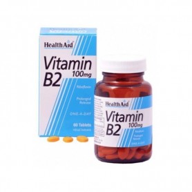 Vitamina B2 100 mg de Health Aid