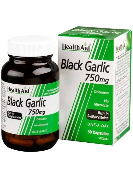 Ajo negro 750 mg (sin olor) Health aid