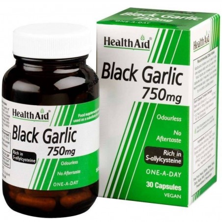 Ajo negro 750 mg (sin olor) Health aid