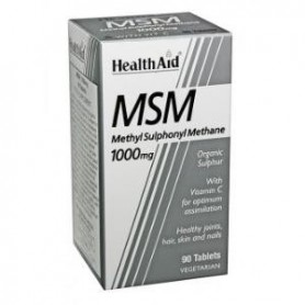MSM 1000mg (Metilsulfonilmetano) con Vitamina C