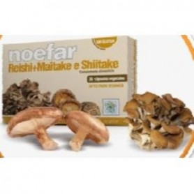 Reishi, Maitake y Shiitake Noefar