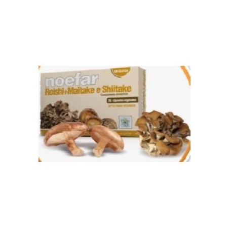 Reishi, Maitake y Shiitake Noefar