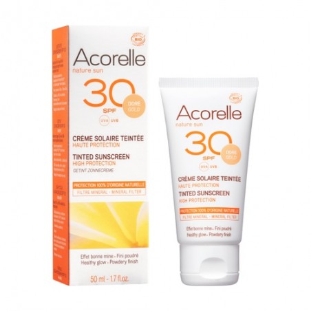 Crema Facial color gold SPF 30 Acorelle