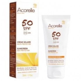 Crème Solaire Visage SPF 50 Acorelle