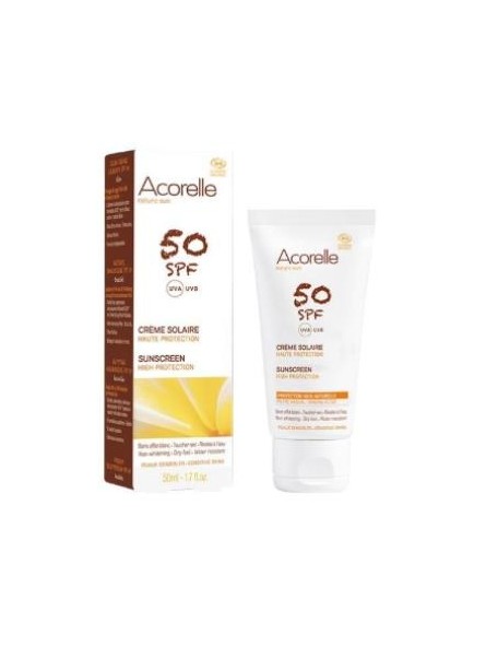 Crema Solar Facial SPF 50 Acorelle