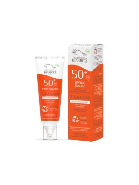 Spray Solaire visage et corps SPF 50+ Bio Alga Maris