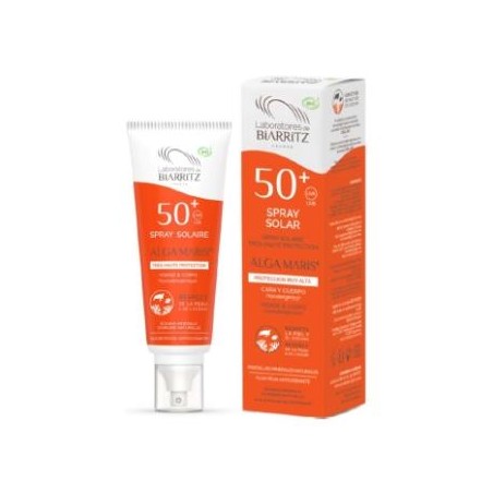 Spray Solaire visage et corps SPF 50+ Bio Alga Maris