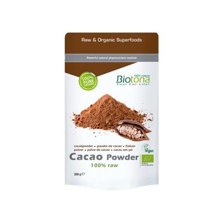 Cacao Raw en Polvo Bio Biotona