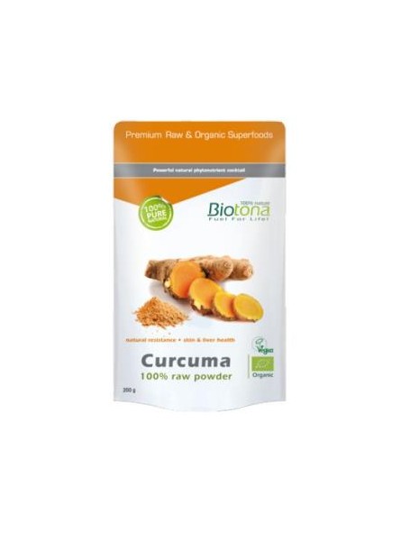 Curcuma Raw Polvo bio Biotona