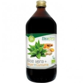 Jugo de Aloe, Jengibre y Curcuma Bio Biotona