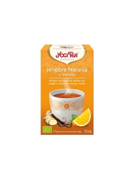 Yogi Tea Jengibre- Naranja- Vainilla