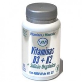 Vitamina D3, K2 y Silicio Ynsadiet