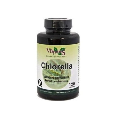 Chlorella pared celular rota Vbyotics
