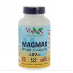 Magmax citrato de magnesio 500 mg Vbyotics