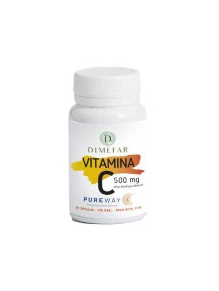 Vitamina C 500 mg PureWay-C Dimefar