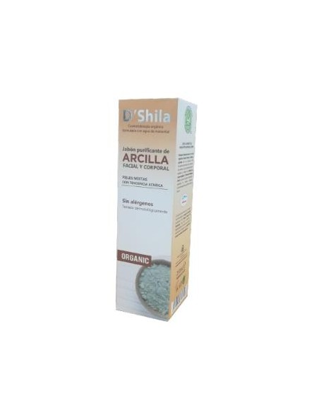 Jabon de Arcilla facial y corporal D'shila