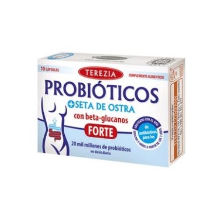 Probioticos y Seta de Ostra con betaglucanos Terezia