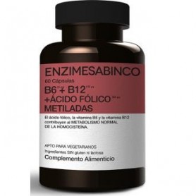 Vitamina B6 + B12 + Acido Folico Metiladas Enzime - Sabinco