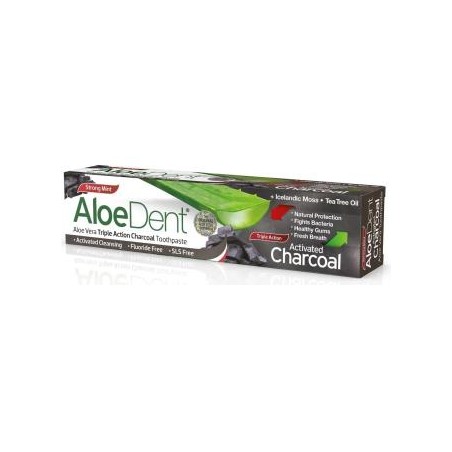 Dentifrico Aloedent Carbon Activo Madal Bal