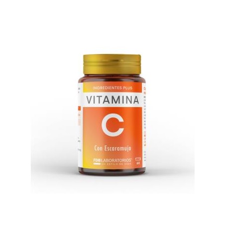 Vitamina C 1000 mg con escaramujo FDB