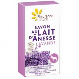 Jabon Leche de Burra con lavanda Fleurance Nature