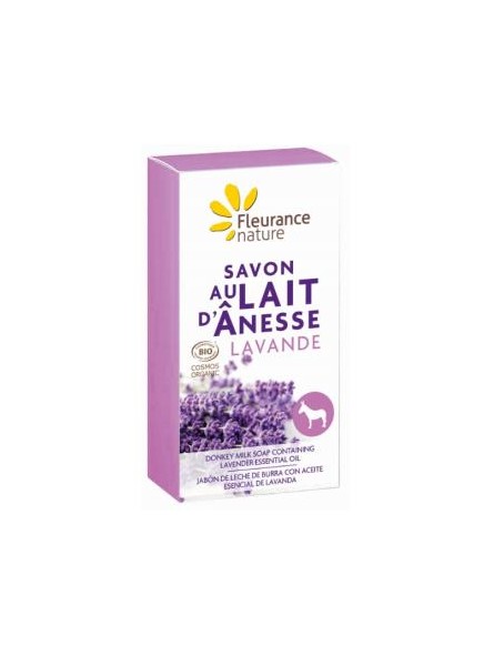 Jabon Leche de Burra con lavanda Fleurance Nature