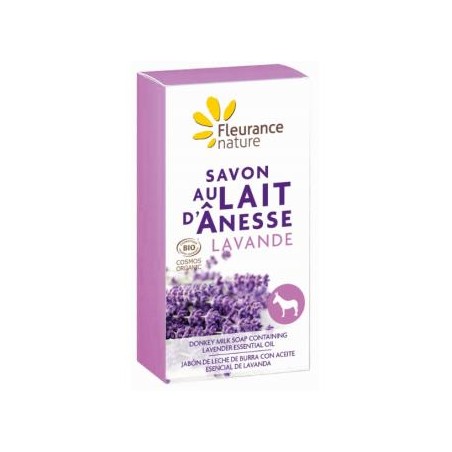 Jabon Leche de Burra con lavanda Fleurance Nature
