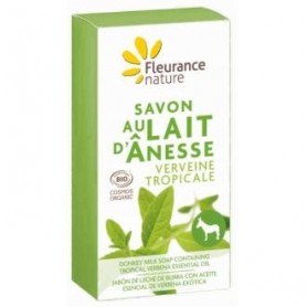 Jabon Leche de Burra con Verbena exotica Fleurance Nature