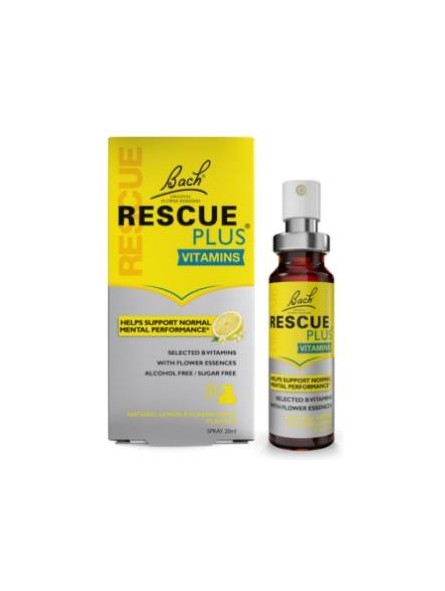 Rescue Plus Spray vitaminas Flores Bach