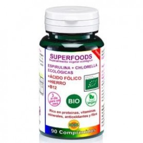 Espirulina + Chlorella superalimentos Bio Robis