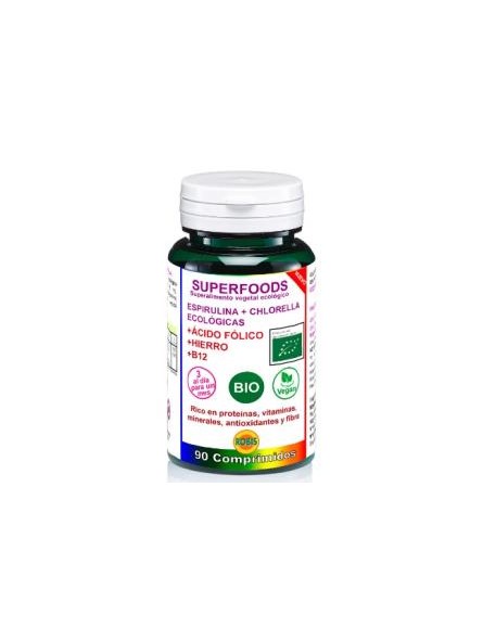 Espirulina + Chlorella superalimentos Bio Robis
