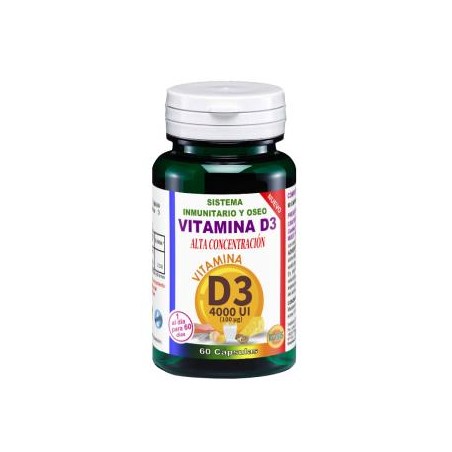 Vitamina D3 4000 ui alta concentracion Robis