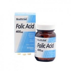 Ácido Fólico 400 µg (Vitamina B9) Health Aid