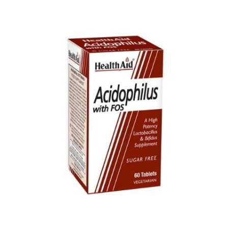 Acidophilus Mega Potency con FOS de Health Aid