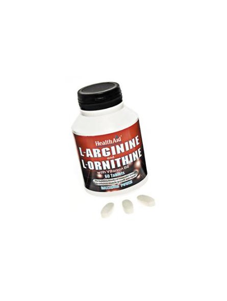 L-Arginina y L-Ornitina Health Aid