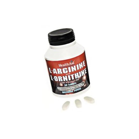 L-Arginina y L-Ornitina Health Aid