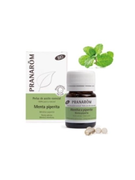 Menta Piperita aceite esencial en perlas Pranarom