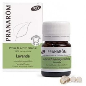 Lavanda aceite esencial en perlas Pranarom