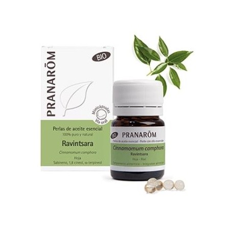 Aceite Esencial de Ravintsara en perlas Pranarom