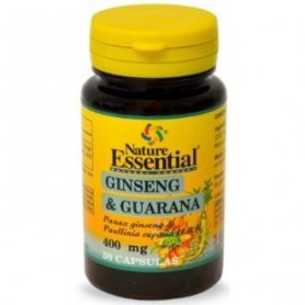 Ginseng + Guarana 400mg. Nature Essential