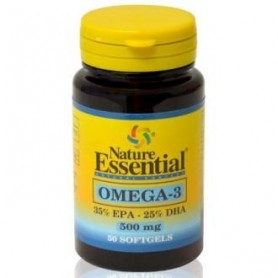 Omega 3 (EPA 35% DHA 25%) 500mg. Nature Essential