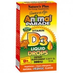Animal Parade Vitamina D3 gotas Natures plus
