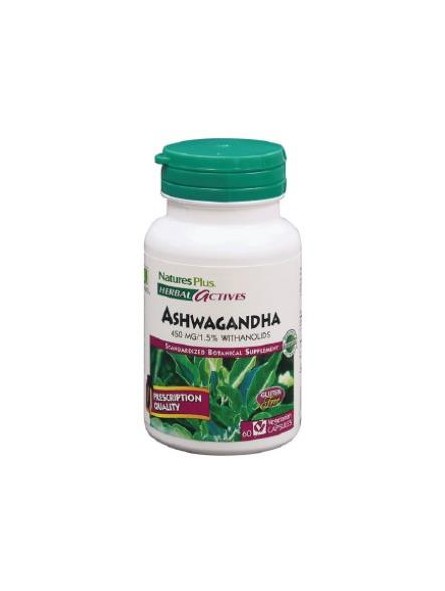 Ashwagandha Raíz 450 mg Natures Plus