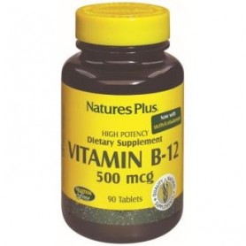 Vitamina B12 500 mcg. Natures Plus