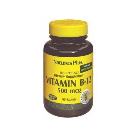 Vitamina B12 500 mcg. Natures Plus