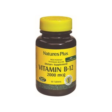 Vitamina B12 2000mcg. Natures Plus