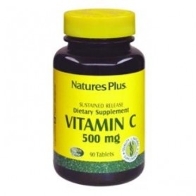 Vitamina C 500 mg y Escaramujo Natures Plus