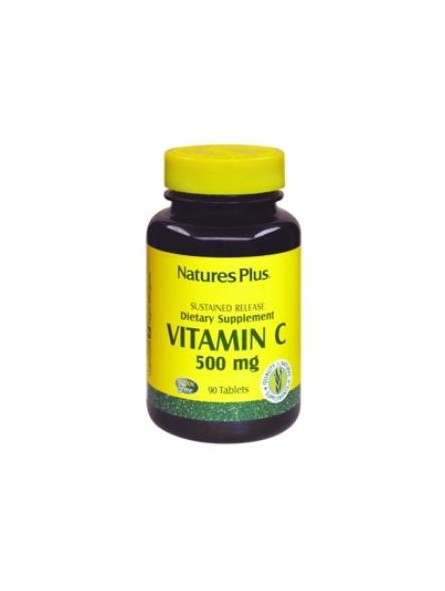 Vitamina C 500 mg y Escaramujo Natures Plus