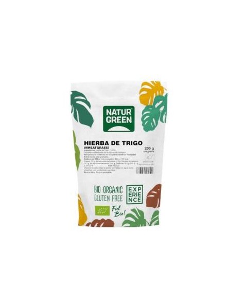 Hierba de Trigo Bio sin gluten Naturgreen