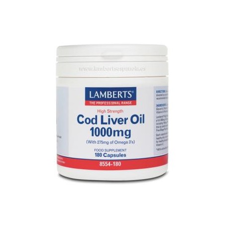 Aceite de Higado de Bacalao 1000 mg Lamberts